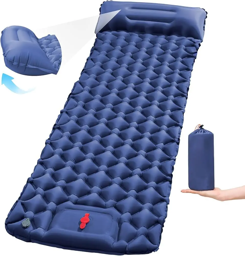 MATELAS AUTOGONFLANT CAMPING BYGD B2 SELF INFLATING SLEEPING PAD AVEC OREILLER MAX 200KG
